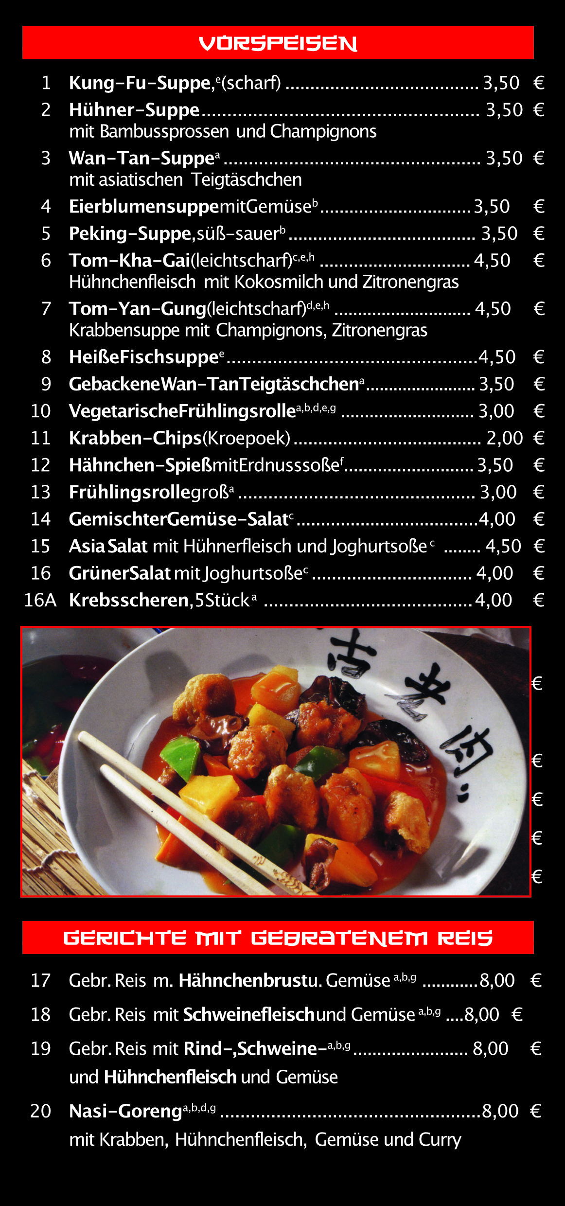 Imbiss China Wok 1 Speisekarte Seite 2